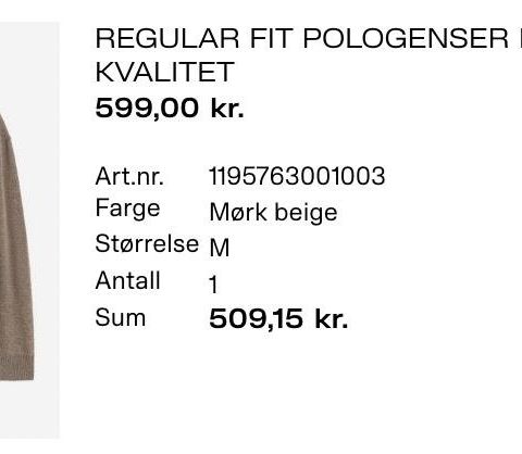 Regular Fit Pologenser i ullblandet kvalitet