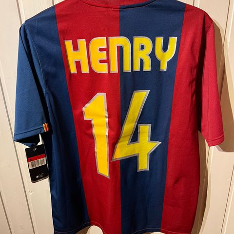 Barcelona 2006-07 fotballdrakt - Henry 14 BNWT