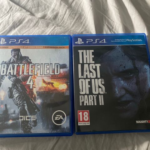 Battlefield 4 og The last of us part II