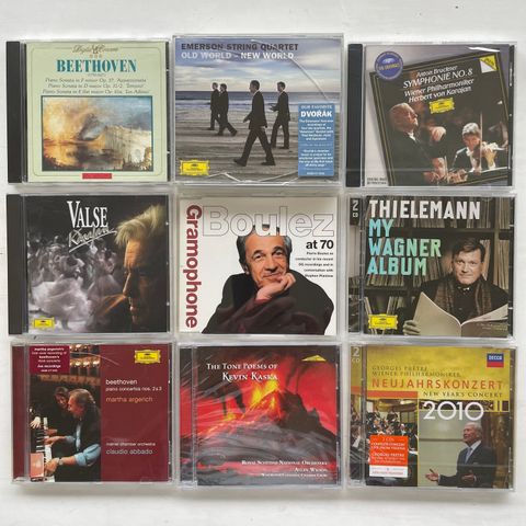 CD Plater - Pakke med klassisk musikk # 025 - Wiener Philharmoniker …