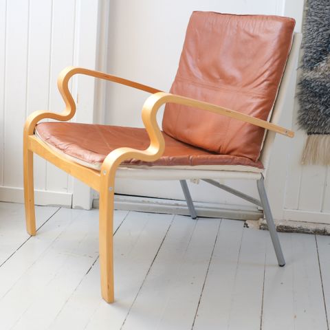 Vintage IKEA, 'Bjärred' lenestol, design Johan Huldt