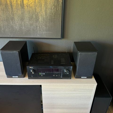 AWS Cantius høyttalere og subwoofer