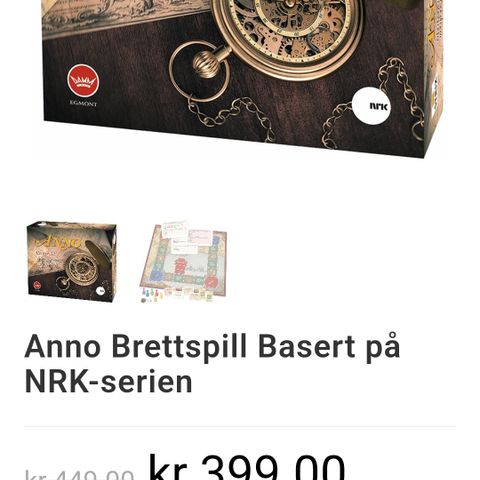 Anno brettspill (uten eske)