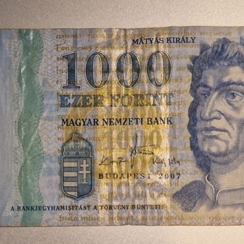 1000 forint Ungarn 2007