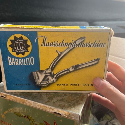 Vintage hårklipper barbermaskin