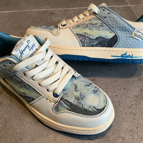 Superfine sneakers fra Galartsy med Van Gogh-motiv