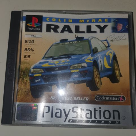 Colin mcrae rally ps1 skal vekk.