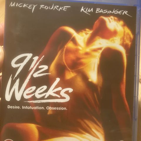 9 1/2 weeks (Norsk tekst) Blu ray