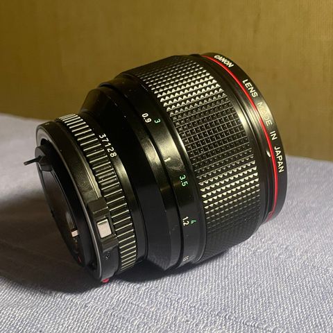 Canon FD 85mm f1.2 L