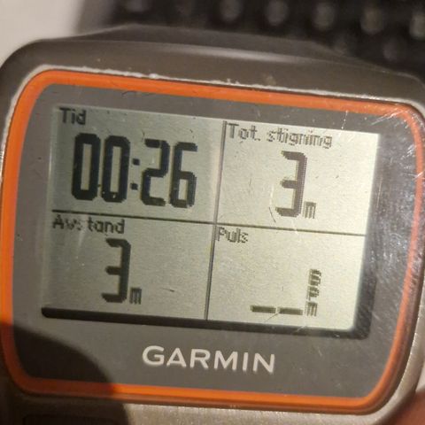 Garmin 310xt, retro pulsklokke med gps