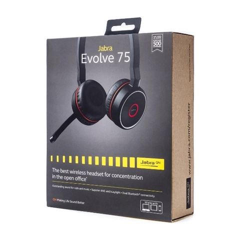 Jabra Evolve 75 Stereo Bluetooth headset