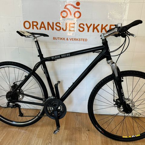 BLACK ORLOV HYBRIDSYKKEL / 20 LARGE RAMME/ NYLIG SERVICE/ SERVICE GARANTI