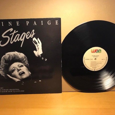 Vinyl, Elaine Paige, Stages, 24-0228-1