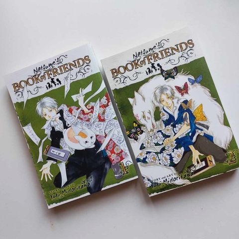 Midorikawa: Natsume's Book of Friends  Vol. 1 &2 (Manga Fantasy Graphic Novel)