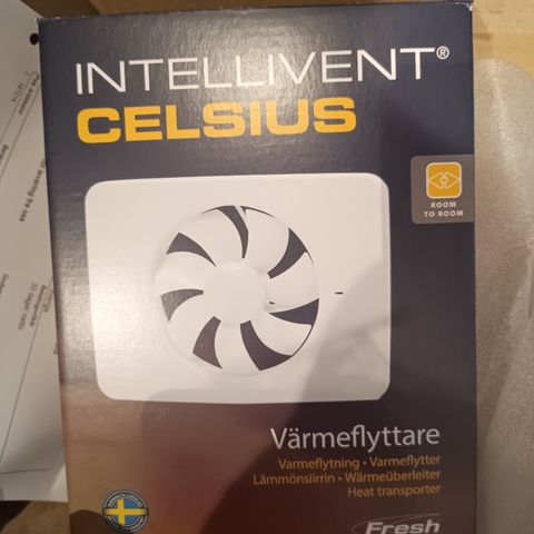 Temp styrt vifte Intellivent celsius fresh