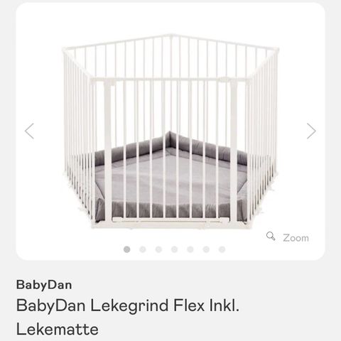 Babydan Lekegrind XL inkludert lekematte