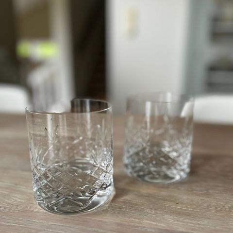 8 stk Fredrik bagger glass