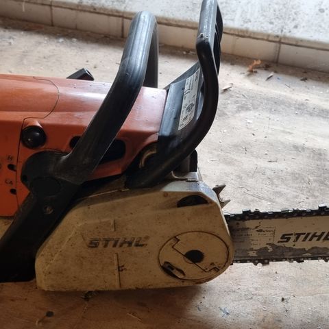 Stihl motorsag m/utstyr