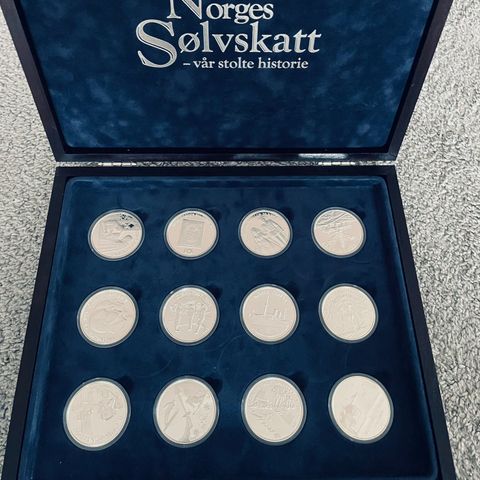 Norges Sølvskatt - Vår storlte historie (1oz x 12)