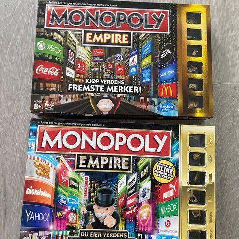 Monopoly empire Brettspill (norsk versjon 2013, 2015)