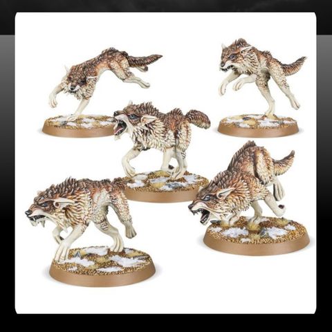 Warhammer 40K Fenrisian wolves