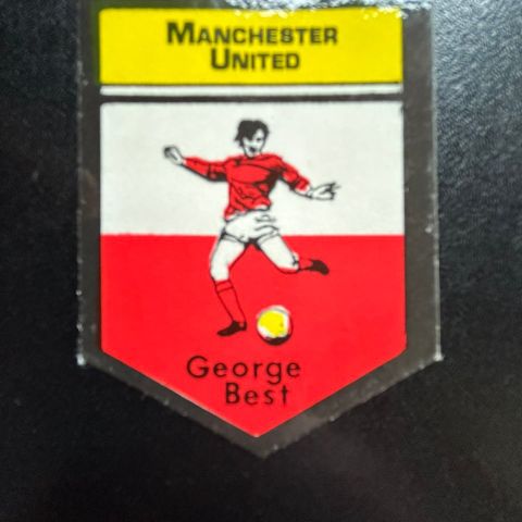 George Best 1968 B.A.B. Northern Trancessories Football Club Shields fotballkort