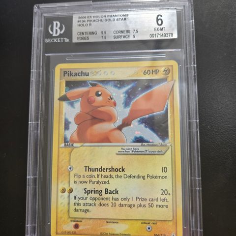 Pokemon goldstar pikachu