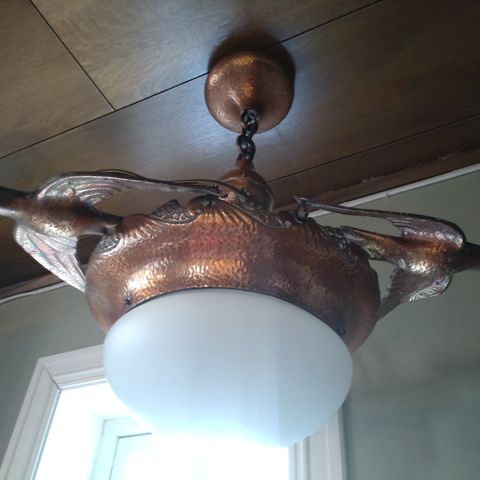 Taklampe i jugendstil