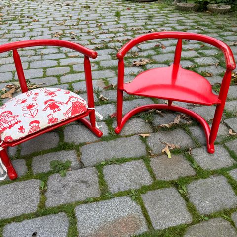 Barnestoler / vintage IKEA / Karin Molberg