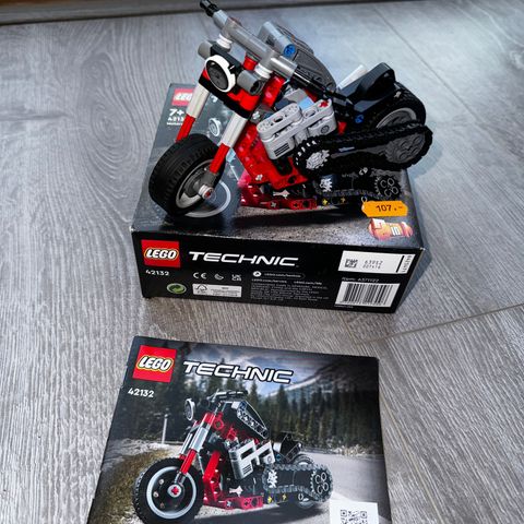 Lego technic 42132 motorsykkel