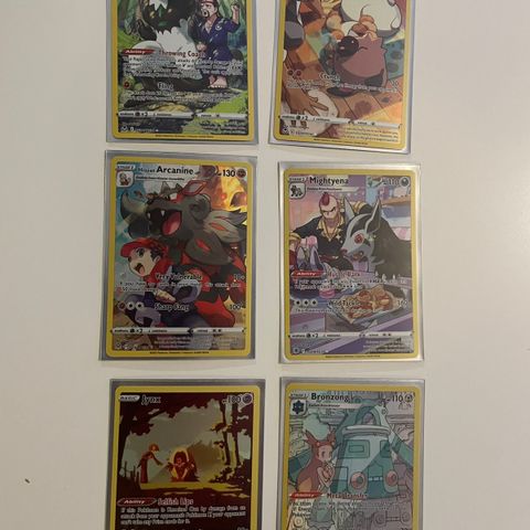 Diverse Pokemon kort - Trainer Gallery Holos