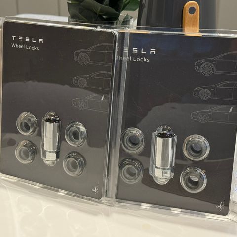 Tesla hjullåser / wheel locks 2stk