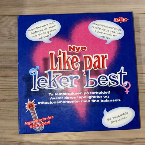 Brettspill «Nye Like Par Leker Best»