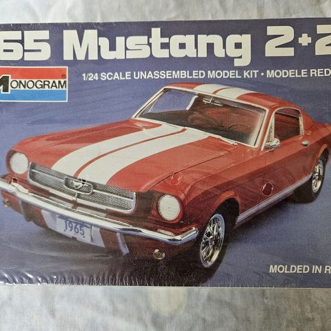 #64. 1965 Ford Mustang 2+2 plastbyggesett