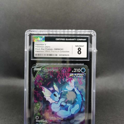 Vaporeon V #SWSH181 Pokemon Promo CGC 8