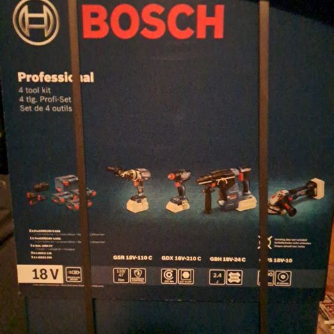 BOSCH 18 volt håndverktøy