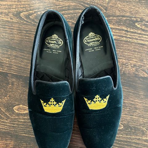 Church’s 8.5 loafers velvet