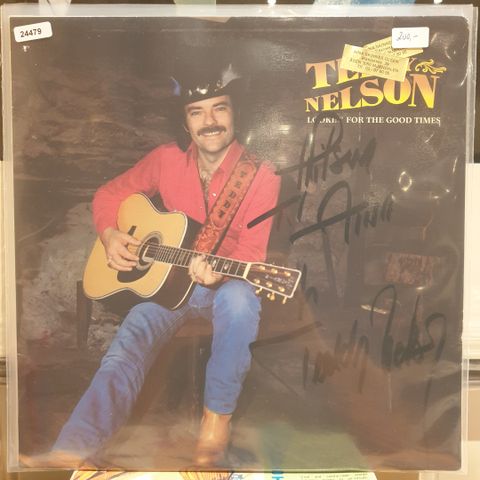 19060 Nelson, Teddy - Looking For The Good Times (signed on front) - LP