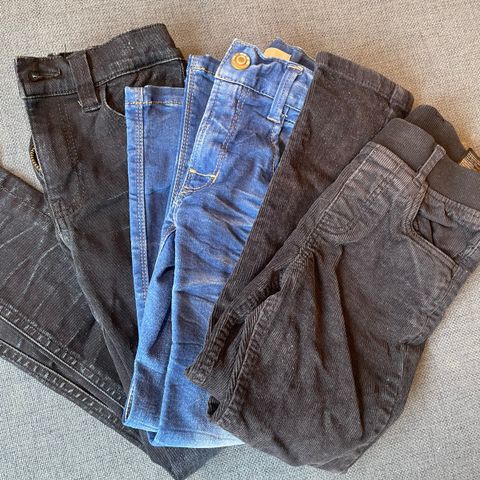 Klespakke Bukser/jeans str 110