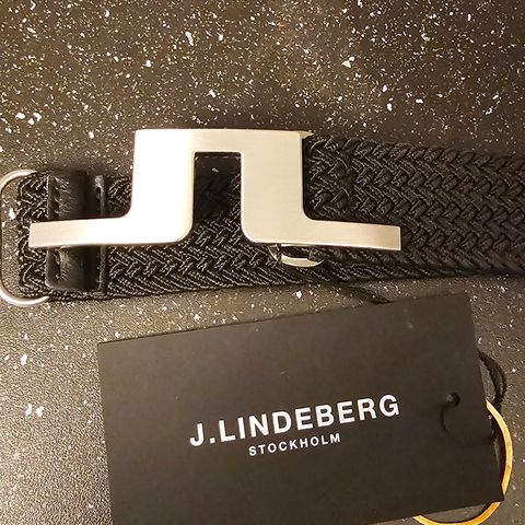 J. Lindeberg sort belte, 105cm