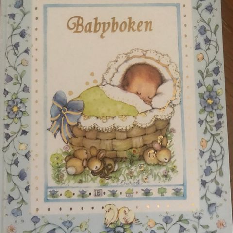 Babyboken ,  lysblå, gutt