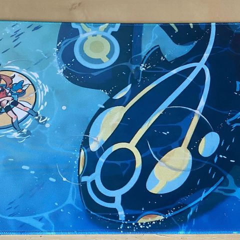 Pokemon Playmat (Kyogre & May)