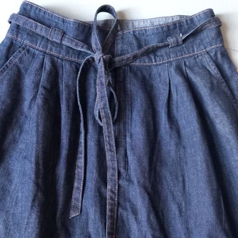 New Polo Ralph Lauren denim A-line skirt