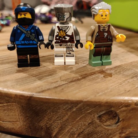 Tre Lego Ninjago figurer