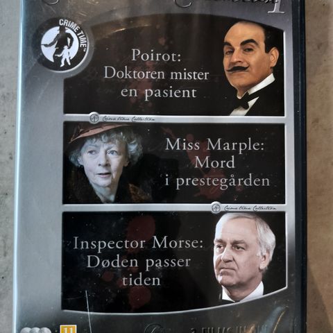 Crime Time Collection 1 - Poirot - Miss Marple - Morse ( DVD) 3 disc