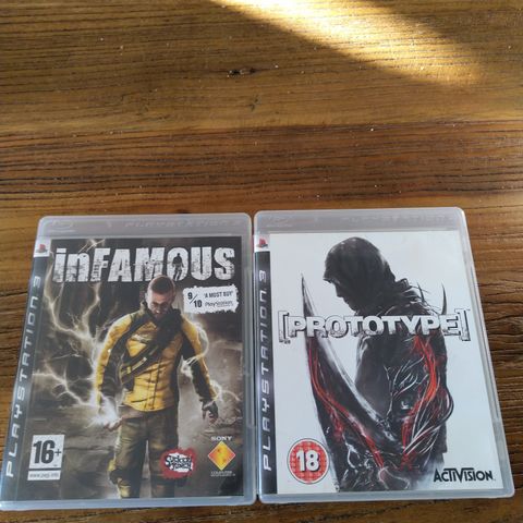 Playstation 3 spill Infamous+ Prototype