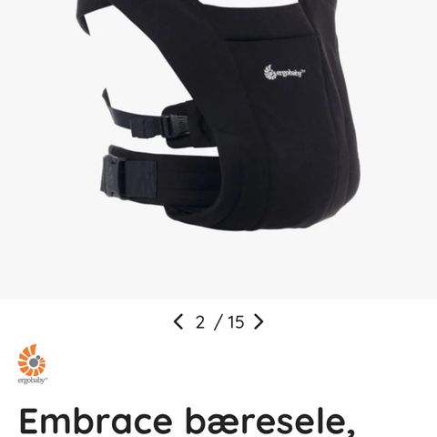 Ergobaby bæresele embrace