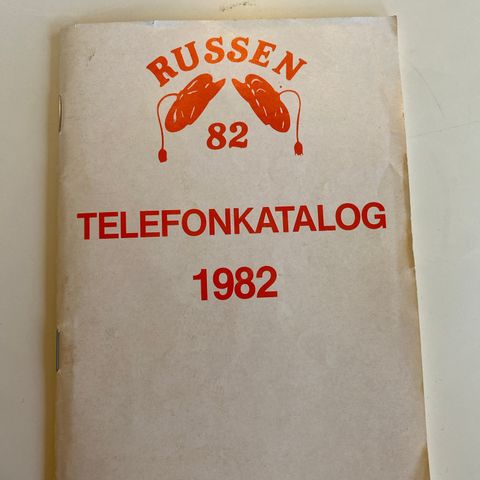 Telefonkatalog Russen 1982