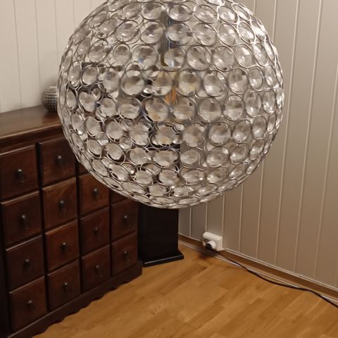 Fin bling taklampe