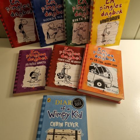 En pingles dagbok. Jeff Kinney. 15 pr bok